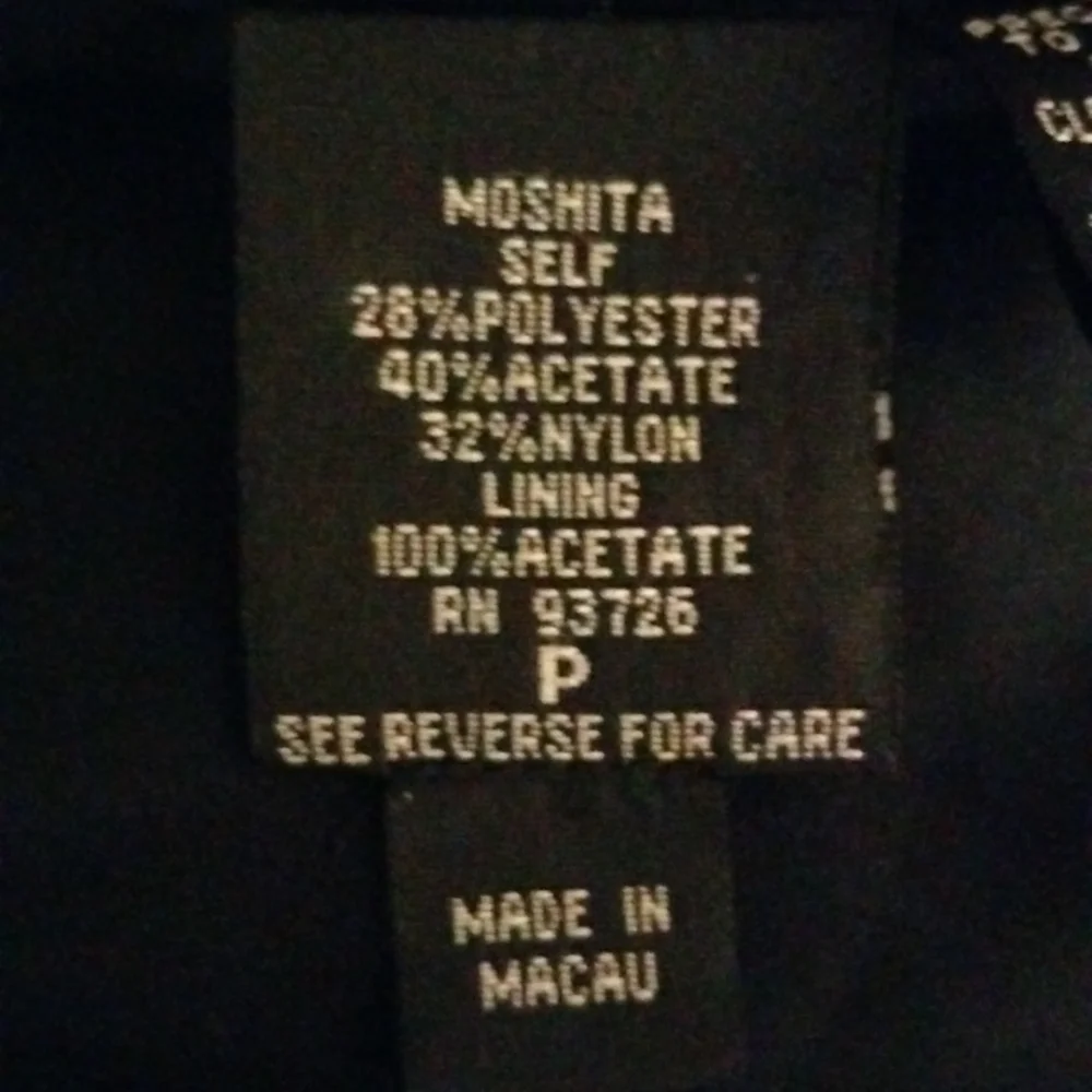 Vintage Moshita Couture Embroidered Jacket W/Rhinestone Accents - Picture 12 of 13